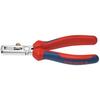 Wire-str. pliers chr.pl. with multi-component handles 160mm mm2